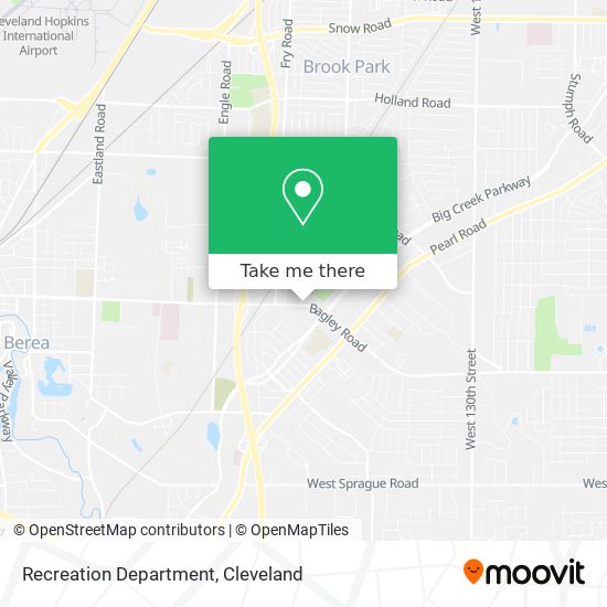 Recreation Department map