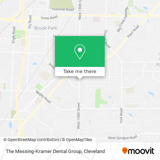 The Messing-Kramer Dental Group map