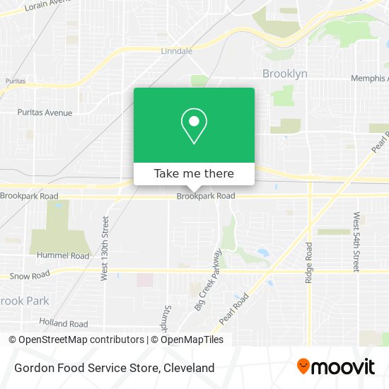 Gordon Food Service Store map