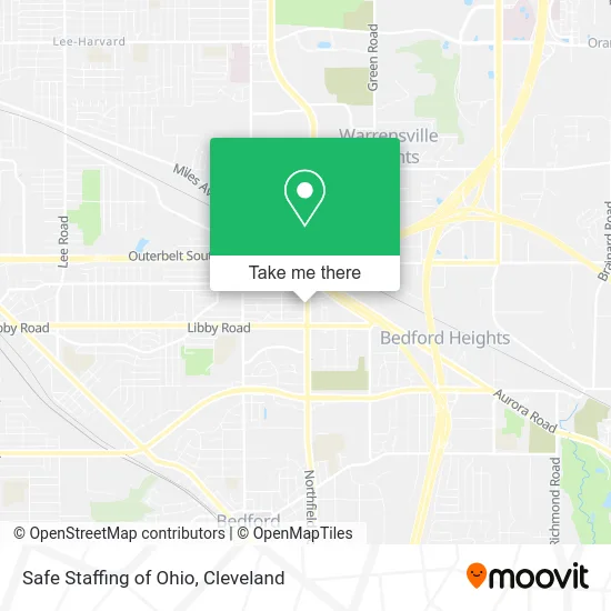 Safe Staffing of Ohio map