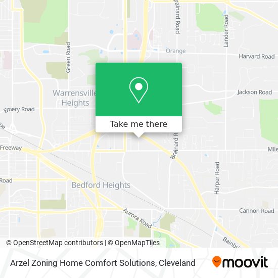 Arzel Zoning Home Comfort Solutions map