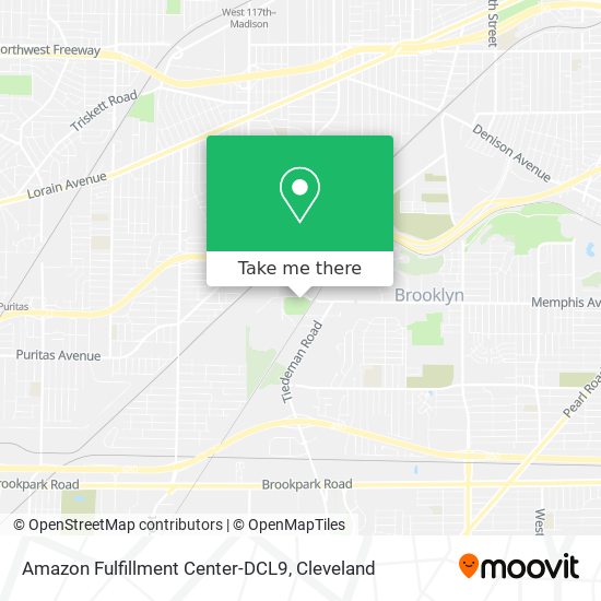 Mapa de Amazon Fulfillment Center-DCL9