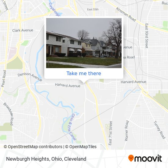 Newburgh Heights, Ohio map