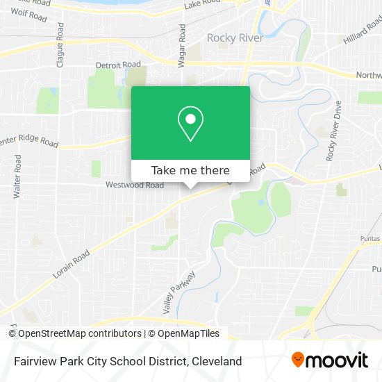 Mapa de Fairview Park City School District