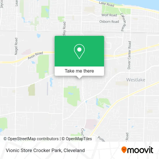 Vionic Store Crocker Park map