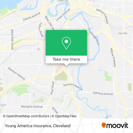 Young America Insurance map