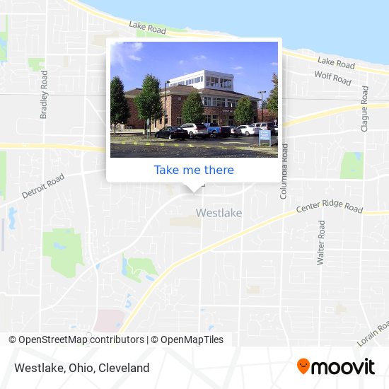 Westlake, Ohio map