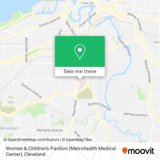 Mapa de Women & Children's Pavilion (Metrohealth Medical Center)