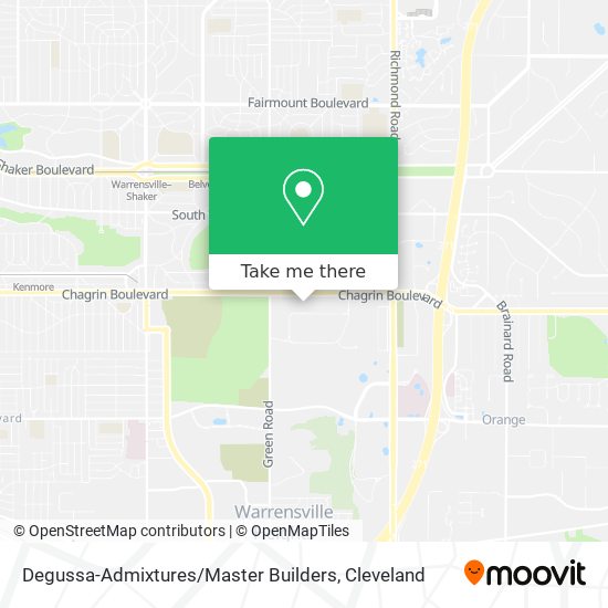 Mapa de Degussa-Admixtures / Master Builders