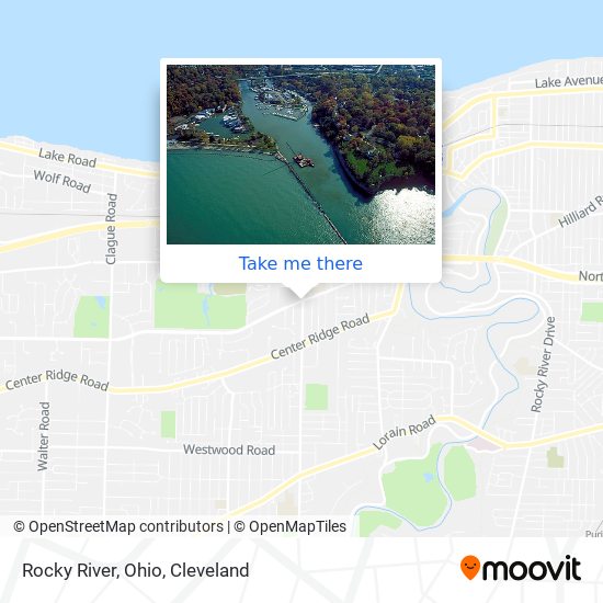 Rocky River, Ohio map