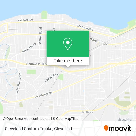 Cleveland Custom Trucks map