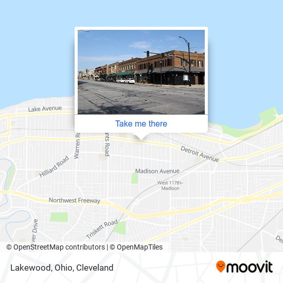 Lakewood, Ohio map