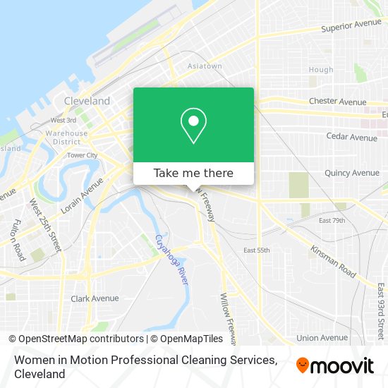 Mapa de Women in Motion Professional Cleaning Services