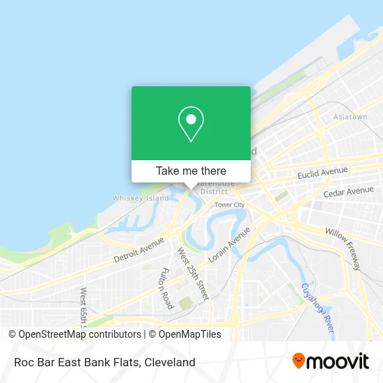 Roc Bar East Bank Flats map