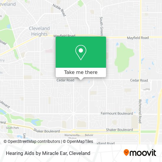 Mapa de Hearing Aids by Miracle Ear