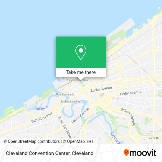Cleveland Convention Center map