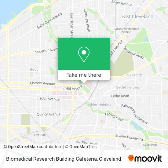 Biomedical Research Building Cafeteria map