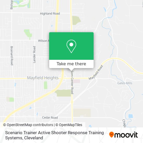 Mapa de Scenario Trainer Active Shooter Response Training Systems