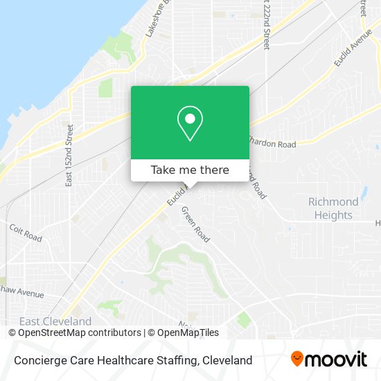 Mapa de Concierge Care Healthcare Staffing