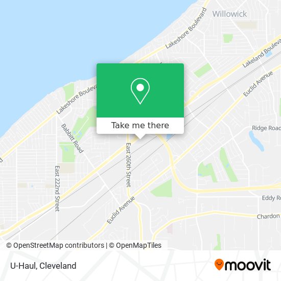 U-Haul map