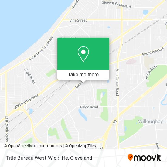 Title Bureau West-Wickliffe map