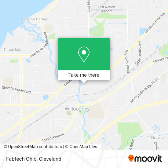 Fabtech Ohio map