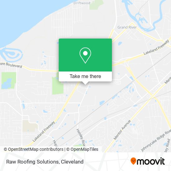 Mapa de Raw Roofing Solutions