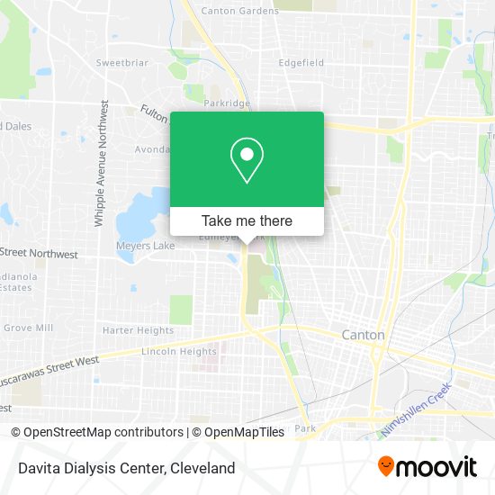 Davita Dialysis Center map