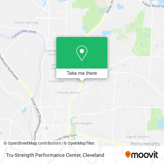 Tru-Strength Performance Center map