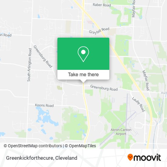Greenkickforthecure map