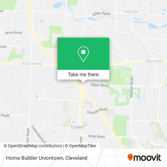 Mapa de Home Builder Uniontown