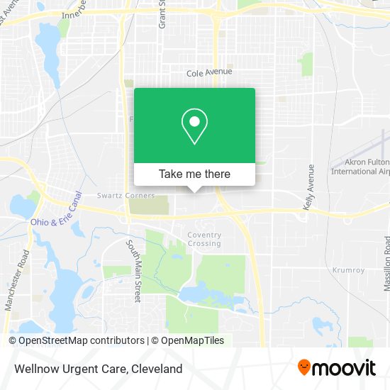 Mapa de Wellnow Urgent Care