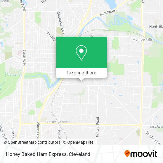 Mapa de Honey Baked Ham Express