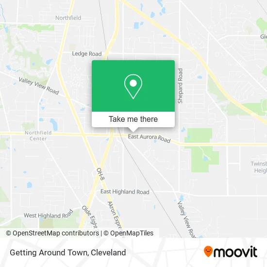 Mapa de Getting Around Town
