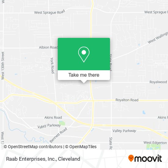 Raab Enterprises, Inc. map
