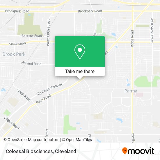 Colossal Biosciences map