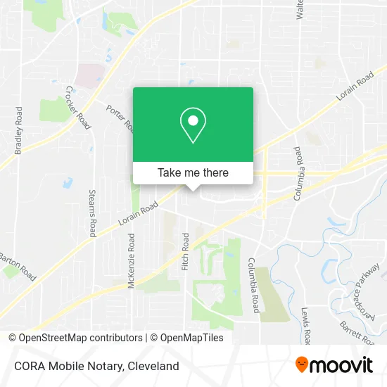 CORA Mobile Notary map