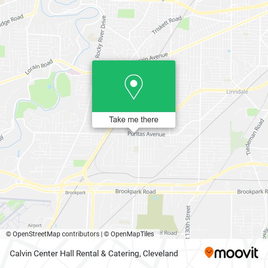 Calvin Center Hall Rental & Catering map