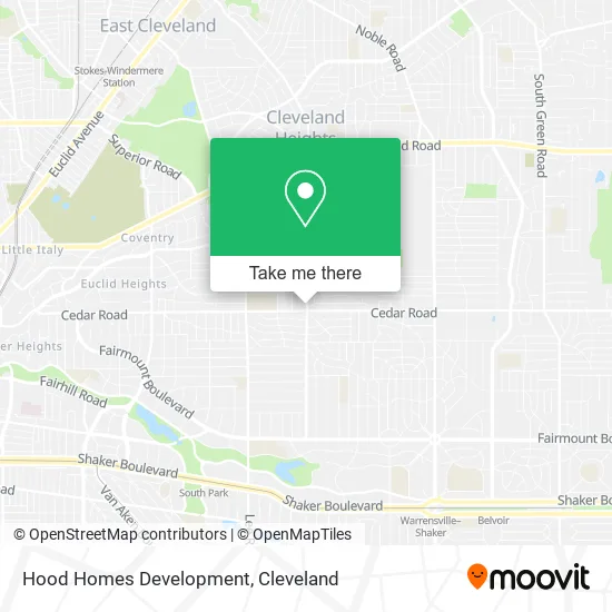 Hood Homes Development map