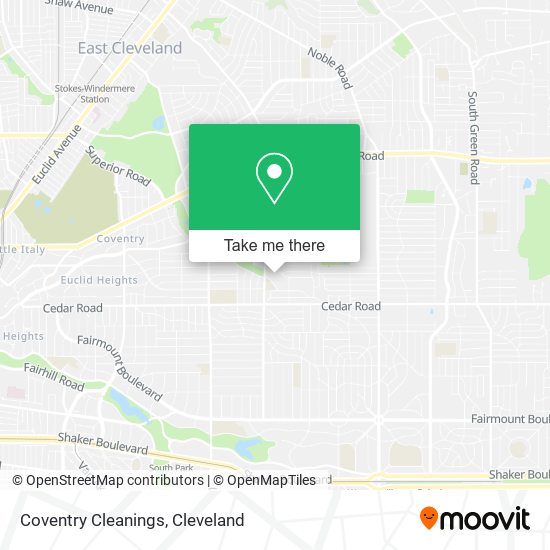 Mapa de Coventry Cleanings