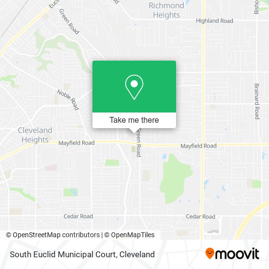 Mapa de South Euclid Municipal Court