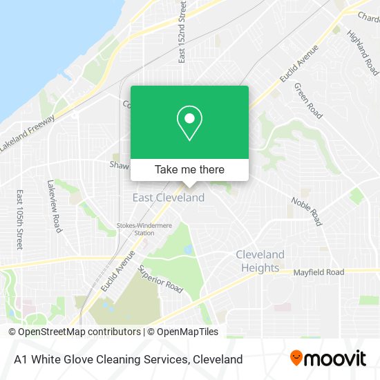 Mapa de A1 White Glove Cleaning Services