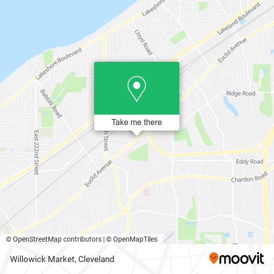 Willowick Market map
