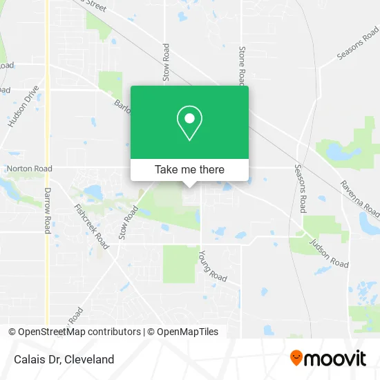 Calais Dr map