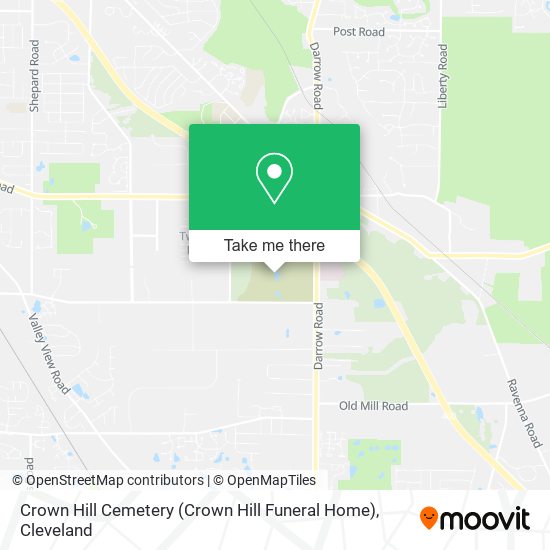 Mapa de Crown Hill Cemetery (Crown Hill Funeral Home)