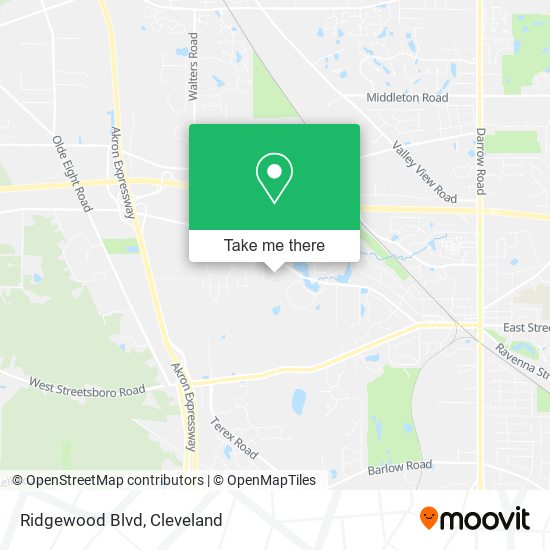 Mapa de Ridgewood Blvd