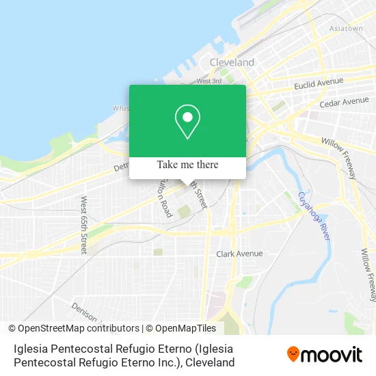 Iglesia Pentecostal Refugio Eterno map