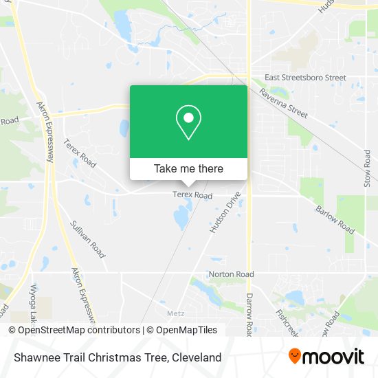 Shawnee Trail Christmas Tree map