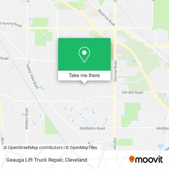 Geauga Lift Truck Repair map
