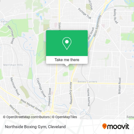 Northside Boxing Gym map